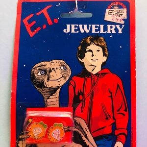 Vintage 1982 E.T. Earrings - New in Original Box